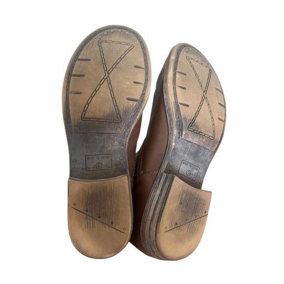 American Rag Acale Midcalf Brown Boots Women's 9M Straps & Buckles Pull On - Picture 9 of 15